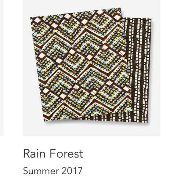 VERA BRADLEY Rainforest Hadley Bag Crossbody Satchel Green Blue Geometric 2017 - Picture 14 of 14